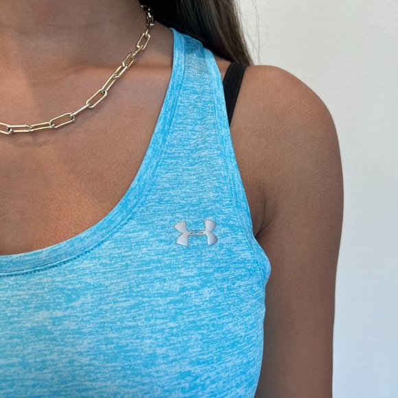 Under Armour Blue Racerback Tank, size Small - Picture 5 of 6